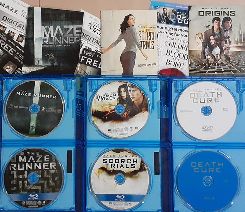 The Maze Runner Trilogy -ed De Colecc Blu-ray + Dvd Original