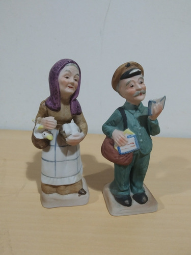 Par De Figuras En Porcelana Especial Para Nora En Oferta 