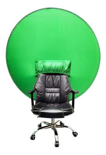 Imagen 1 de 8 de Fondo Infinito Tela Croma Verde Para Silla Gamer Portatil
