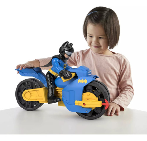 Imaginext Dc Super Friends Figura Batimoto Xl Y Batman