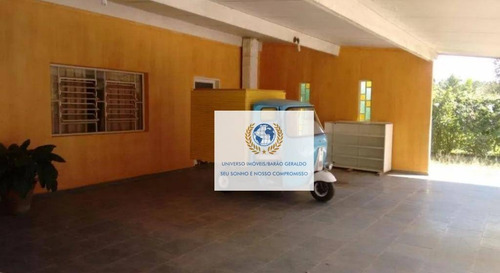Chácara Com 5 Dormitórios À Venda, 1800 M² Por R$ 910.000,00 - Barão Geraldo - Campinas/sp - Ch0085