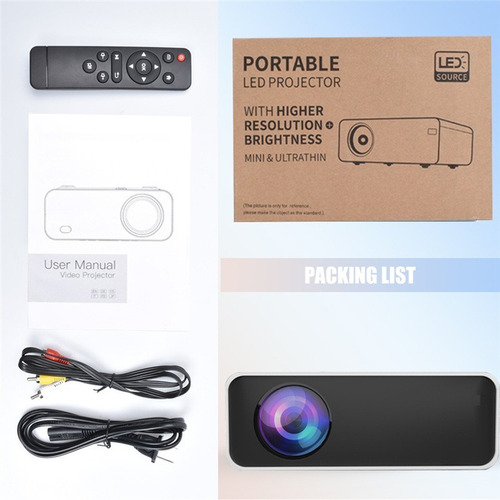 Proyector Led Wifi Android 16800 Lumens Full Hd Multipuertos
