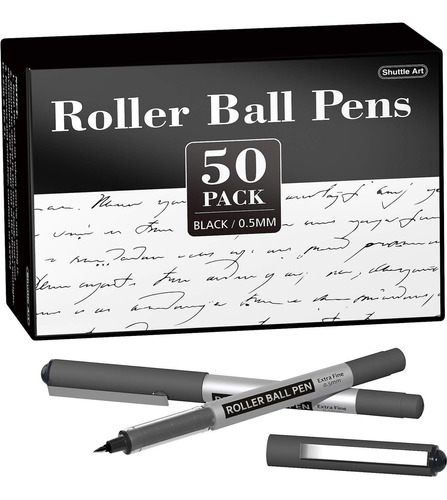 Lapiceras Ballpoint Shuttle Set 50 U Black