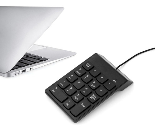 Imagen 2 de 4 de Teclado Numérico Para Pc Macbook Notebook 18 Teclas Usb