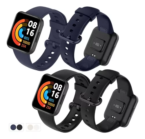 Correa de silicona para Xiaomi MI Watch LIte, pulsera de Color sólido, correas  para relojes inteligentes