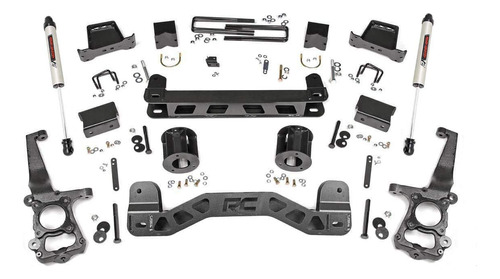 Rough Country Kit Elevacion 6  Amortiguador V2 Para Ford 2wd