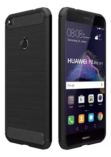 Funda Tpu Fibra De Carbono Compatible C Huawei P8 Lite 2017