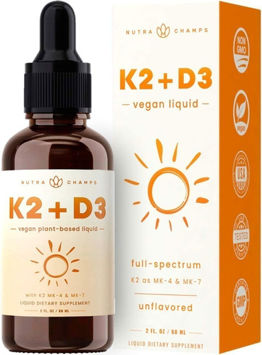 Vitamina K2 D3, Nutrachamps 5000 Iu,