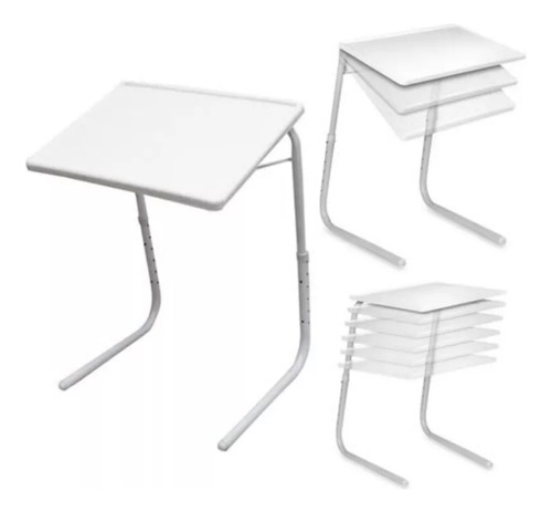 Table Mate Mesa Plegable Y Portátil Blanca