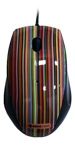 Imagen 5 de 5 de Mouse Optico Usb Con Cable Retractil Pc Notebook Gtia Oficial