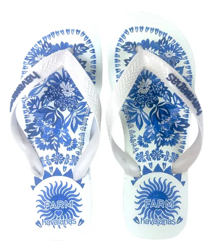 Chinelo Havaianas Farm Azulejo - Wishupon