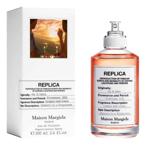 Replica On A Date Eau De Toilette 100ml Maison Martin Margiela Paris Perfume Importado Unisex Compartilhável Unissex Novo Original Caixa Lacrada 