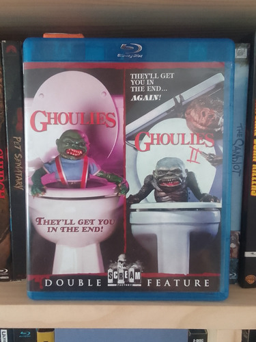 Ghoulies 1 & 2 Bluray - Terror - Scream Factory - Original