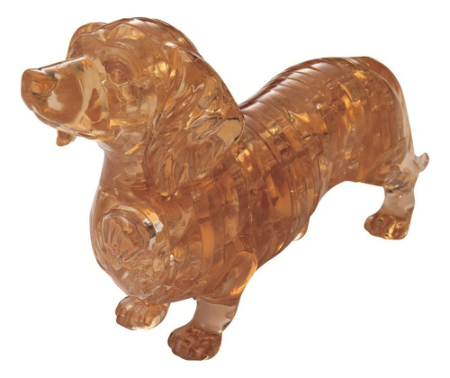 Rompecabezas De Cristal 3d Original - Perro Salchicha