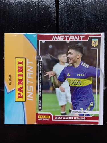 Panini Instant Boca Junior Exequiel Zeballos Rookie 2021