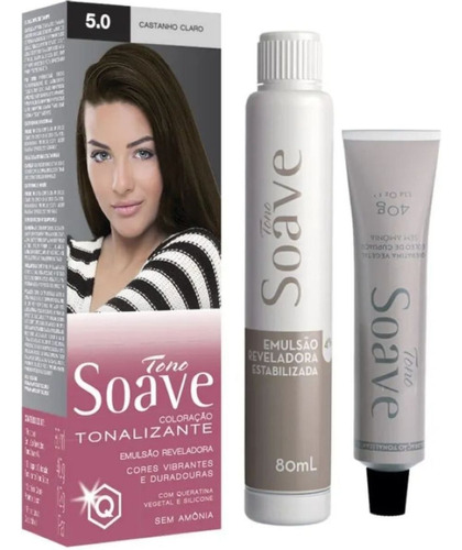  Coloração Tonalizante Tono Soave Capelli Tom 5.0 castanho claro