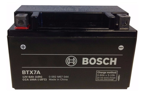 Bateria Bosch Btx7a = Ytx7a-bs Suzuki An 125 12v6a Fas Motos