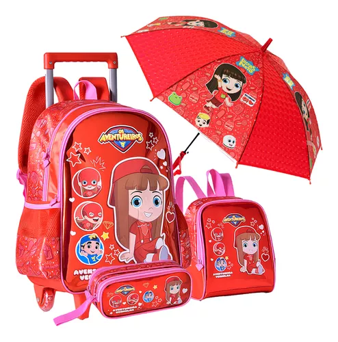 MOCHILA 2 ALÇAS INFANTIL MASC.OS AVENTUREIROS LUCCAS NETO AV2402J CLIO