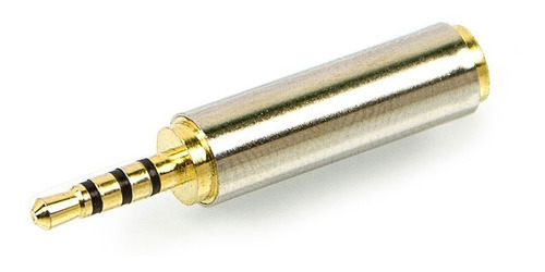 Adaptador Plug P2 Fêmea (3,5mm) Para P1 Macho (2,5mm)