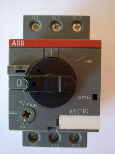 Guardamotor Abb Ms116  4 - 6,3 Amp