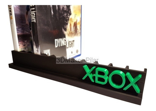 Soporte Organizador Pared 8 Cajas Juegos Ps4 Ps3 Xbox Dvd Bd