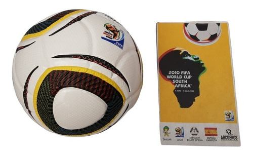 Balón Para Fútbol #2 Mundial Sudáfrica 2010 + Afiche 