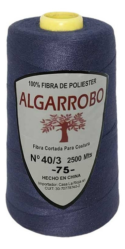 Hilo Poliester Para Jean Nro 75 X 2500 Mts 40/3  Colores 