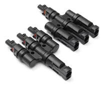 Comprar Par Conectores Mc4 T3 Triple Paneles Solares 1 M + 1 H