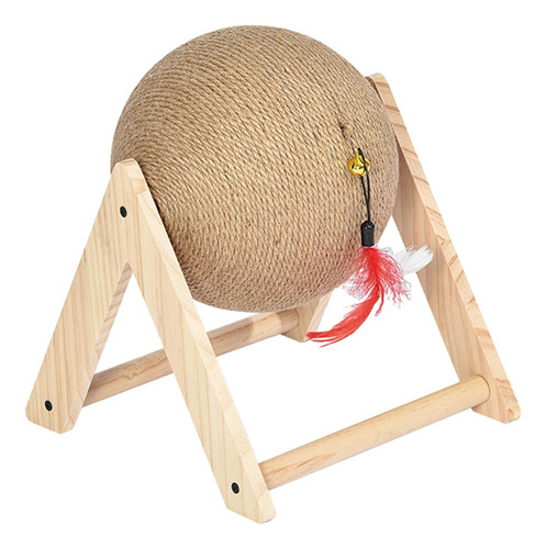 Juguete De Bola Con Poste Rascador Para Gatos, Soporte De