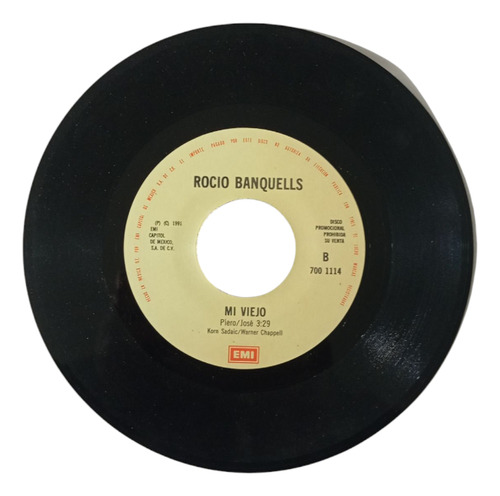 Vinilo Single De Rocio Banquells -- Mi Viejo ( I77 (Usado)