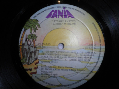 Disco Salsa Vinyl 12'' Larry Harlow - Yo Soy Latino (1982)