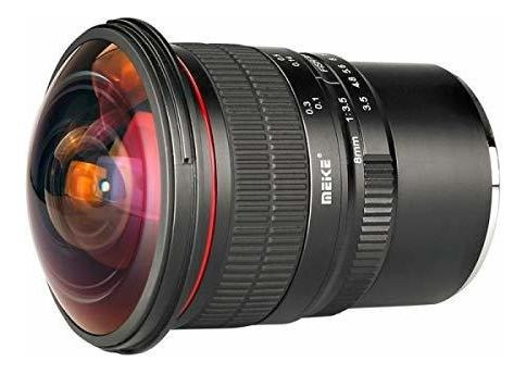 Imagen 4 de 10 de Lente Ojo De Pez Ultra Gran Angular Mk 8 Mm F35
