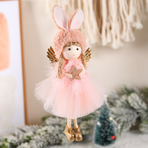 G A Colgante Navideño Con Forma De Muñeca De Hadas, 6