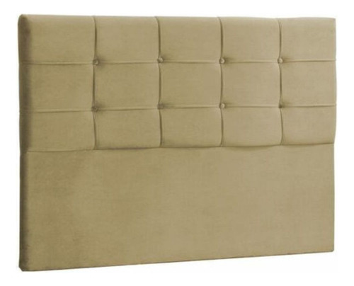 Cabeceira Estofada Solteiro 90 Cm Jordania Suede Marfim Cor Creme