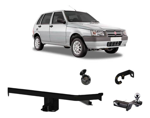 Enganche Fiat Uno 2001-2006 Con Bocha