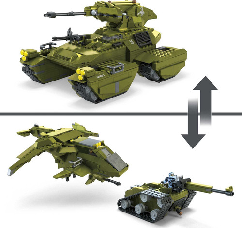 Set De Construcción De Vehículos De Juguete Mega Halo Infini
