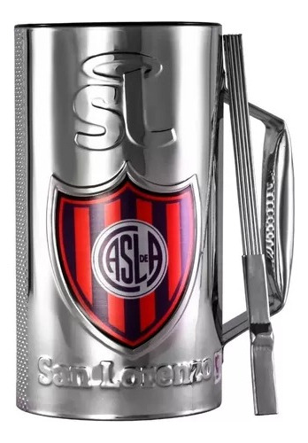 Vaso Guira Pro Oficial San Lorenzo Con Raspador - Oddity