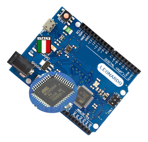 Placa Italy Para Arduino Leonardo R3 Rev3 Atmega32u4