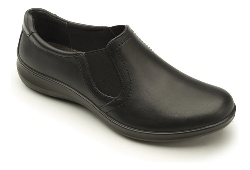 Zapato Calzado Mujer Flexi 25901 Elástico Ligero Piel Negro 