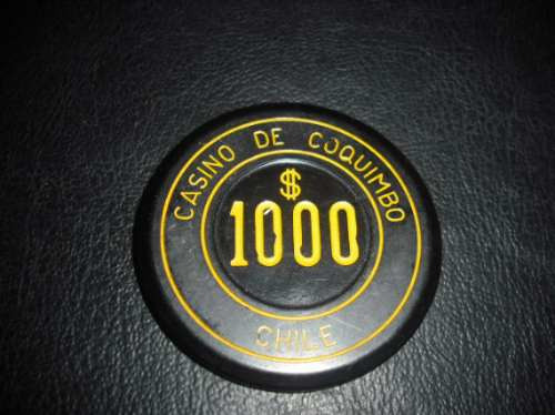 Antigua Ficha Casino Coquimbo  1000 (x1822-x1823