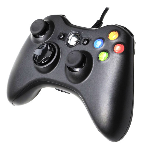 Controle De Xbox 360 Video Com Fio Gamer Console Compativel
