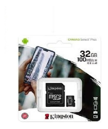 Memoria 32 Gb Micro Marca Kingston Clase 10  Original