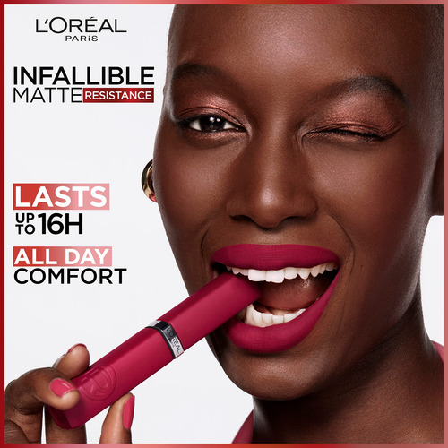 Lápiz Labial Líquido Loréal Paris Infallible Matte Resistanc