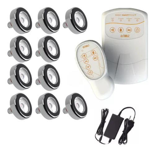 Basic Smart Pool Tholz + 10 Led Tholz Inox 316 6w Rgb