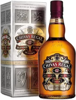 Whisky Chivas Regal 12 Importado 750ml Whiskies Whiskey