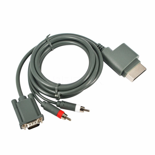 Cable Xbox 360 Vga+2av 1,80m New Excelente Calidad Nuevo