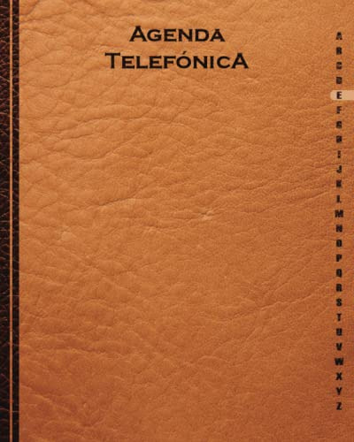 Agenda Telefonica: Cuaderno Con Espacios Preimpresos Para Re