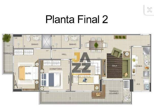 Imagem 14 de 15 de Apartamento Com 3 Dormitórios À Venda, 88 M² Por R$ 451.024,00 - Ocian - Praia Grande/sp - Ap7081