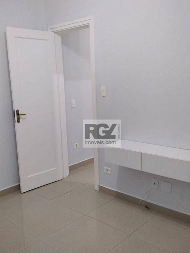 Imagem 4 de 25 de Kitnet Com 1 Dormitório À Venda, 25 M² Por R$ 210.000,00 - José Menino - Santos/sp - Kn0137