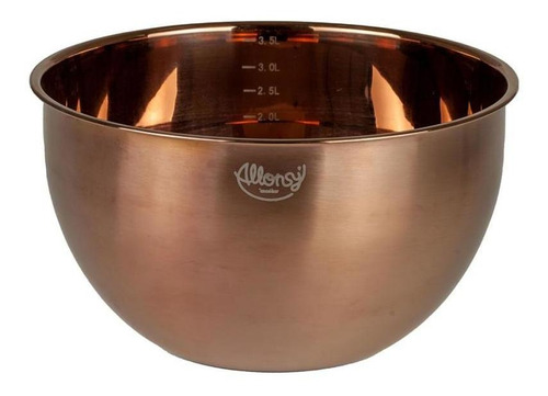 Bowl Aço Inox Multiuso Rosê 3,5l 21,5x21,5x12cm 78000360